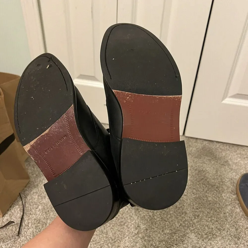 Cole Haan Original Leather Boots Low Size 8.5 M